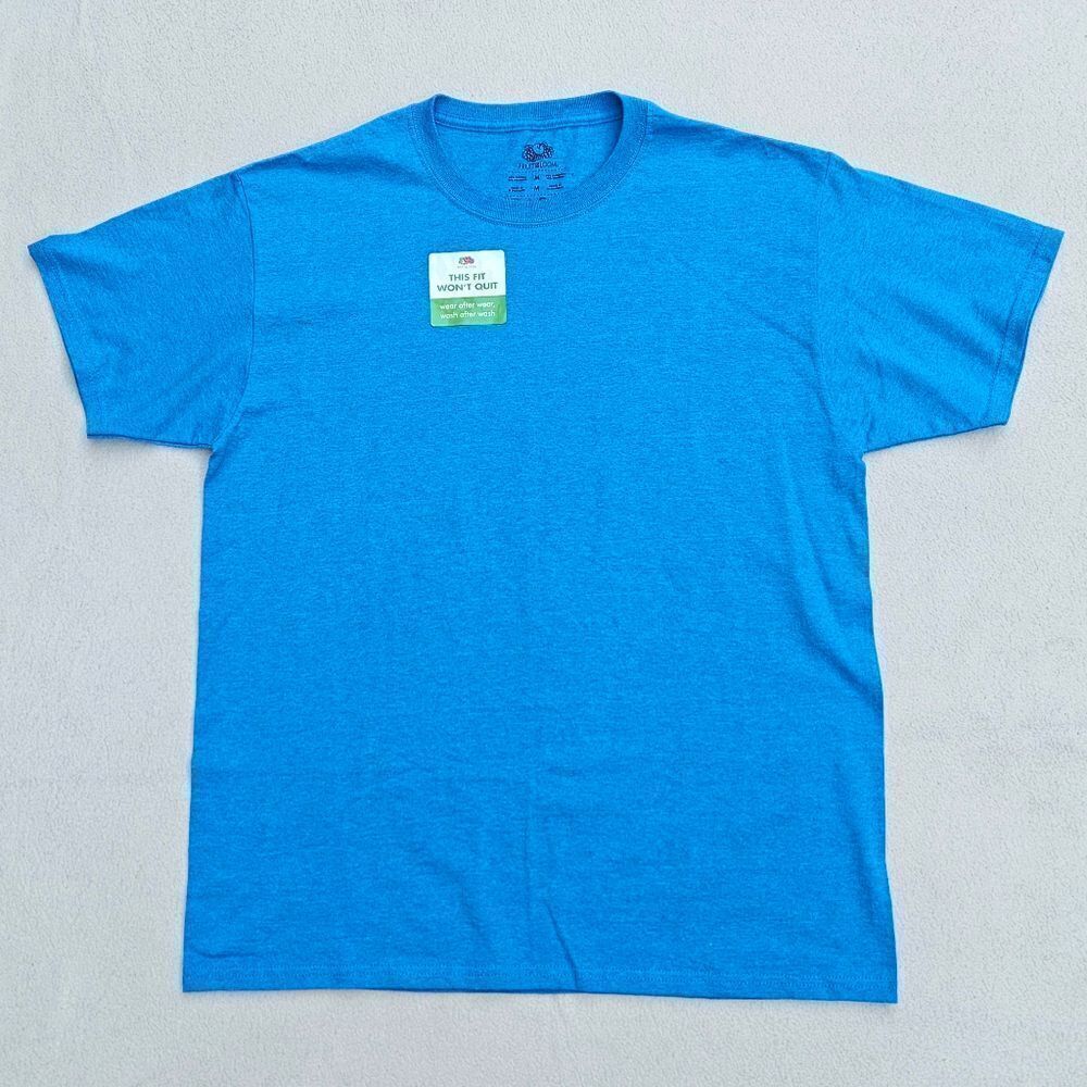Hanes blue short sleeve shirt